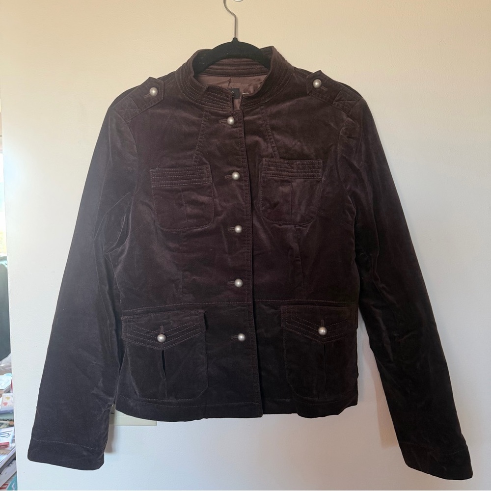Mossimo Supply Co. Dark Brown Utility Jacket